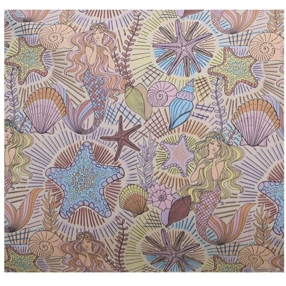 Kip & Co mermaid Neptune's Kingdom crib sheet - Picture 2 of 4